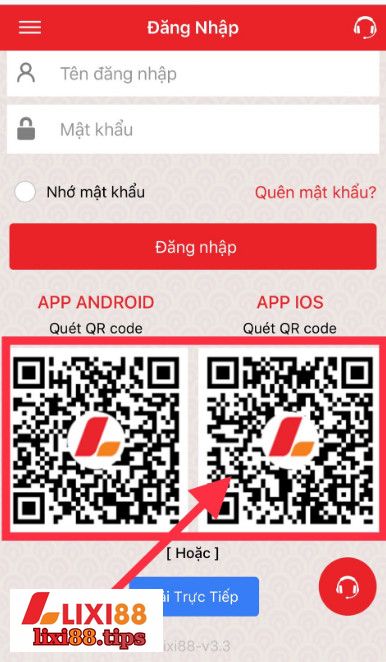 Tải App Lixi88 Nhờ Quét Mã Nhanh Chóng